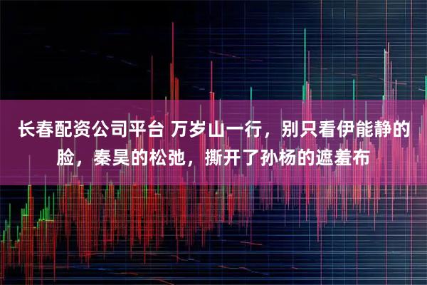 长春配资公司平台 万岁山一行，别只看伊能静的脸，秦昊的松弛，撕开了孙杨的遮羞布